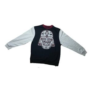 Men's Star Wars Darth Vader Dark Side Sugar Skull Long Sleeve Thermal Shirt M